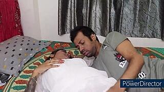 Indian babe in steamy love scene with intense action