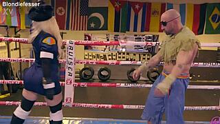 Blondie Cosplays Kolin in Hard Fucking