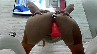 Russian Fox Plays With Toy And Anal Plug Kriss Wou!