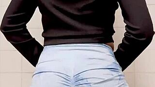 My Friend Dances So Hot in Tight Leggings for Me