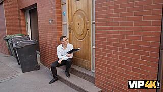 Cam girl becomes pornstar for debts