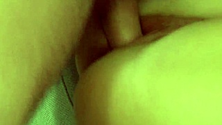 Horny couple enjoys outdoor lovemaking