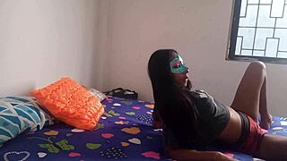 hot latina in colombia transit touching saggy natural tits 😍