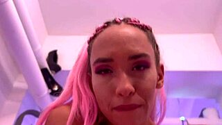 hot photo shoot with fitness model