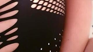 my birthday gift to nasty wife in lingerie with vibrator part 1