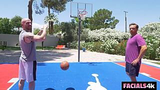 Two big cocks cover Allie Addison's face with cum, wanna see?