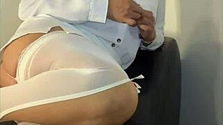 This milf uses her ass and tits to enter politics?