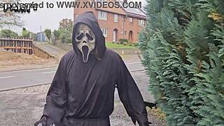 Five Girls Halloween Party With Alice Maze Irogenia Lyna Jade Coquette