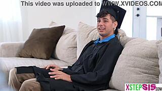 graduation party got wild with stepsister and bff ready for college