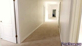 Petite inked lesbian teen eats out a hot milf with raw intensity. What a steamy encounter!