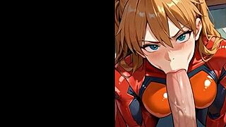 Real orgasm hits hard with moaning from sick AI-crafted ebony wife.