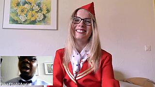 Hey, wanna see Russian air hostess Kiara Night get naughty in the skies?