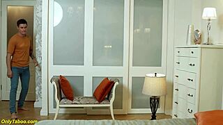 I’m shocked by my busty, super sexy stepmom today