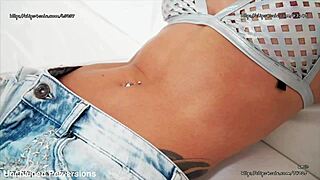 Kessie shy slave endures domination humiliation swallowing bondage belly fetish