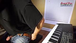 Brunette Coed Cloe Sucks Big Cock and Gets Deeply Fucked with Jizz