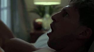 Melanie Brooks rides big cock in intense cowgirl transsexual scene