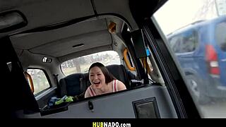 Fit Asian chick rides with taxi driver to the gym - Luna Truelove