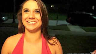 horny amateur brunette playing with toys at porn casting tryout! 😈