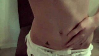 sweet brookeskye rubbing tight pussy brings orgasm