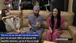 Dr Tampa Conducts Blaire Celeste's Physical at Tampa University! Those Asian Curves Shock!