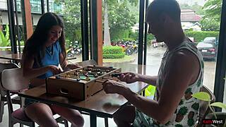 A pierdut jocul merge afară la cumwalk