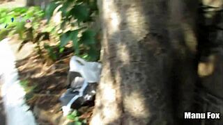 Ever seen raw outdoor sucking with massive cumshots on big tits? What a daring combo!