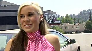 blonde slut rachel solari gets her big boobs rocking in a hard couch fuck