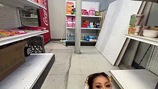 fucking nicole doshi in a bodega backstage