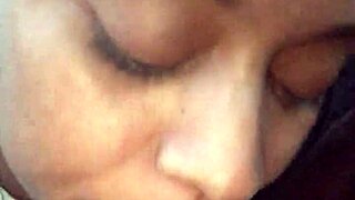 ebony slut bends over in the car for a public blowjob with big black cock