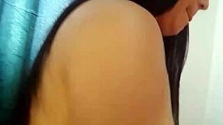 pornstar with big ass uses tight condom in hardcore blowjob