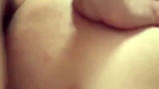 Nude Asian Kanako Tomoi, oh man, them big hooters slidin’ with schlong, so hot!