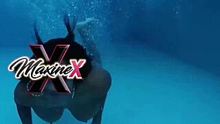 asian hotties tease with double ended dildo until they cum