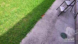 Step mom, you squirted by accident helping me cum in panties