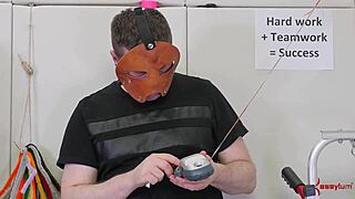 throat fucked submissive finally gives in to the dominant's rough play