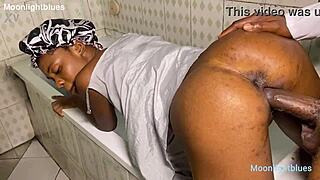 Horny Housewife Takes Huge Bbc Plumber by the Pool