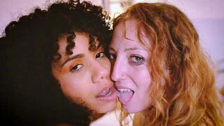 Interracial Lesbian Duo Plays Hot with Toys