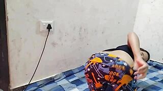 Desi bhabhi moans loud while banged doggystyle hard