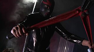 perfect body babe in stockings teases monster cock, riding to orgasm.