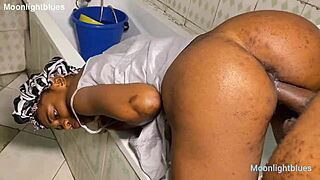 Horny Housewife Takes Huge Bbc Plumber by the Pool