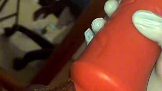 Stocking and Deep Throating My Sextoy Like a Slave Till It Gets Nasty