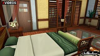 אישה מוזנחת בוגדת בבעל עם השכן השכן