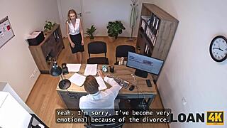 loan4k, she's divorcing and cheating with office dick! 😲