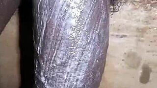 why does bigblackie shave before stroking that huge black cock?