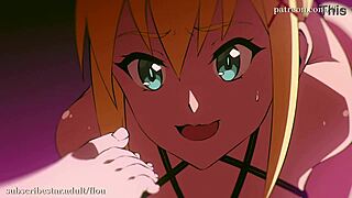 Konosuba Darkness Submits to Futa Domination Play.