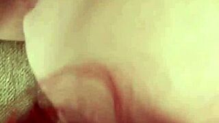 redhead karla rose worships my balls with intense licking