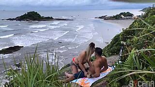 Couple Caught Fucking On Sao Paulo Beach!