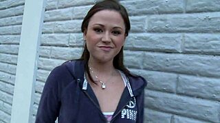 hey, watch Sindee Jennings cum hard on TJ Cummings’ huge rod!