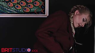 The 18 Year Old Blonde Student Gets Fucked Hard by Her Teacher After Foreplay with Panties