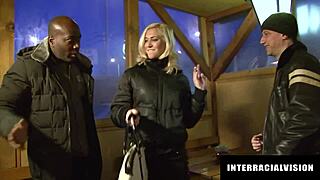 this horny babe got her pussy licked by bf while taking a huge bbc in her tight ass.