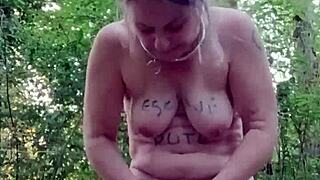 Man, training my slave F in the forest got wild on 08/29/2024! 🌳